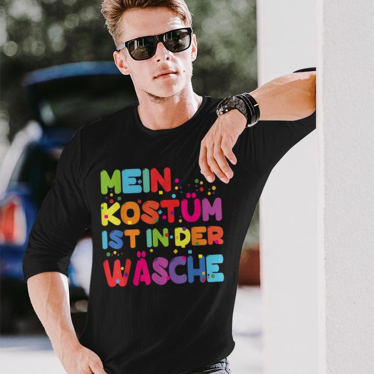 Mein Kostüm Ist In Der Wäsche For Carnival Fancy Dress Costume Langarmshirts Geschenke für Ihn