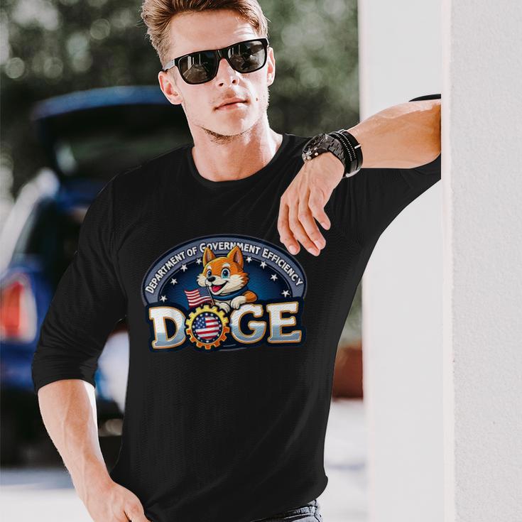 Ministry Of Government Efficiency DOGE Elon Langarmshirts Geschenke für Ihn