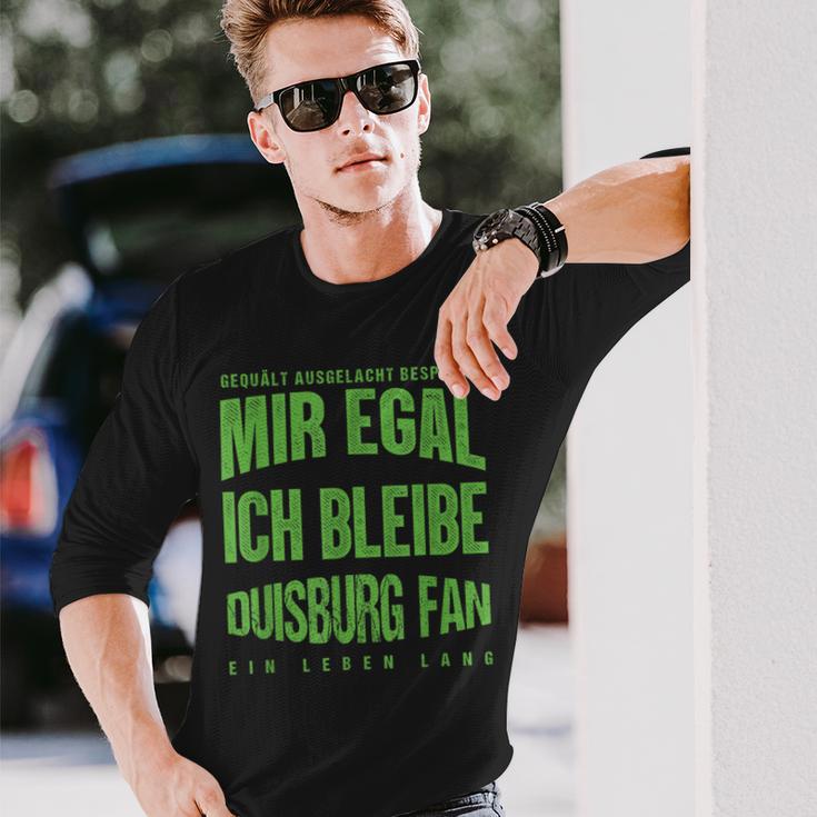 Mir Egal Ich Bleibe Duisburg Fan Football Fan Langarmshirts Geschenke für Ihn