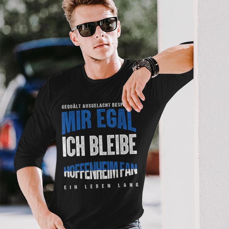 Mir Egal Ich Bleibe Hoffenheim Fan Football Fan Club Langarmshirts Geschenke für Ihn