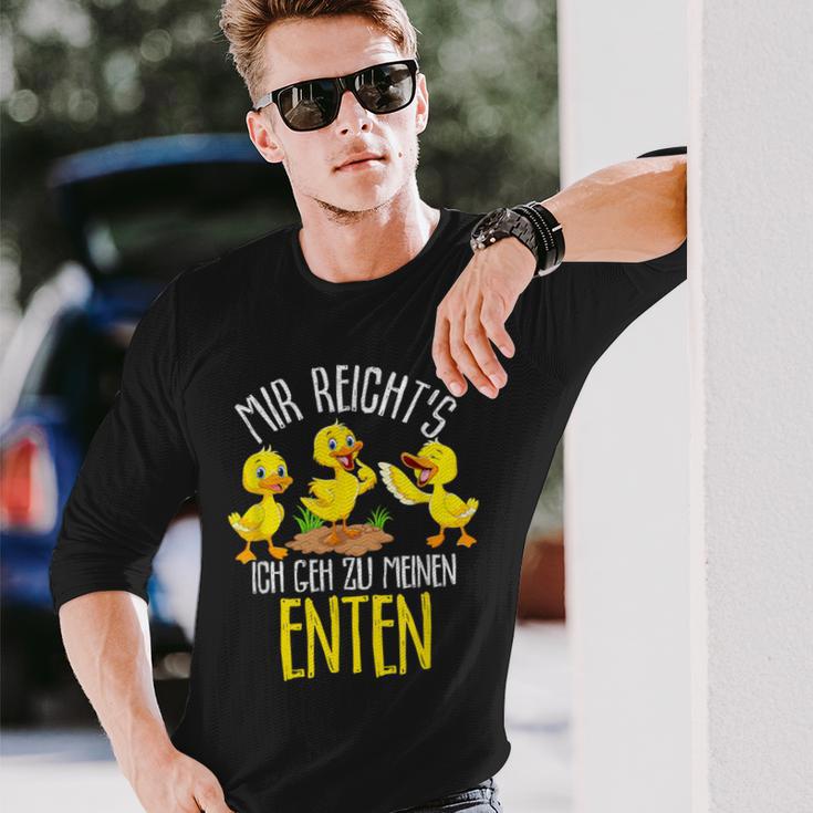 Mir Reichts Ich Geh Zu Meinen Entenzüchter Langarmshirts Geschenke für Ihn