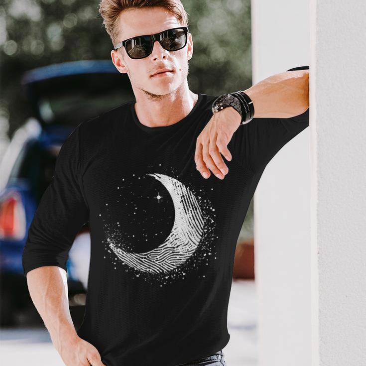 Moon Motif Half Moon Print Full Moon Mobile Phone Cover Langarmshirts Geschenke für Ihn