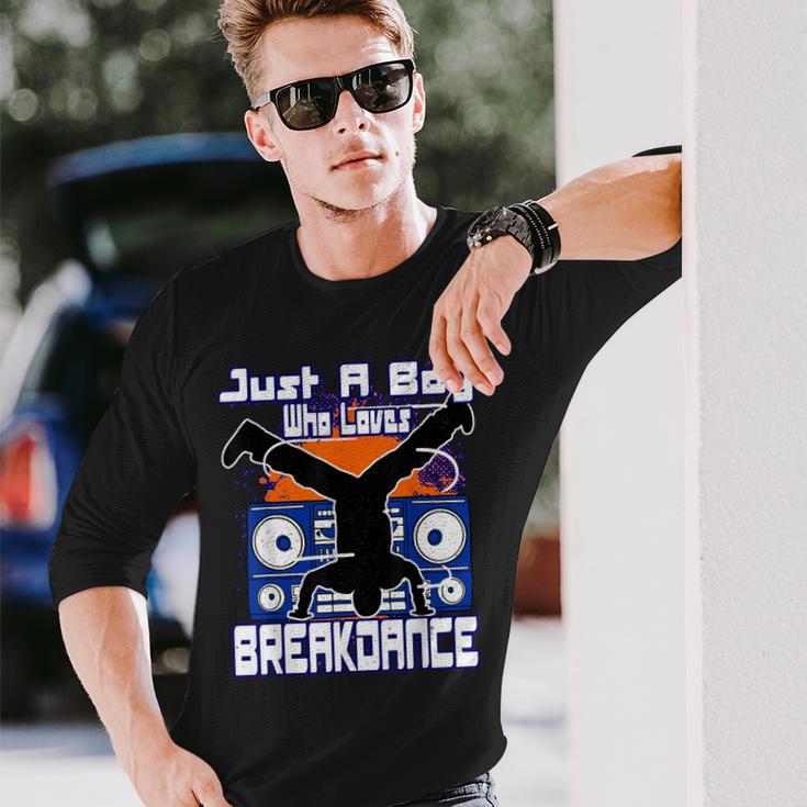 Nur Ein Junge Breakdance Dancer Breakdance Langarmshirts Geschenke für Ihn