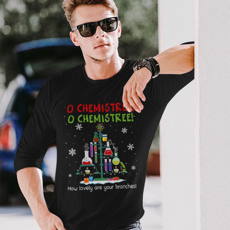 O Chemistree Wie Schön Sind Ihre Zweige Science Xmas Langarmshirts Geschenke für Ihn