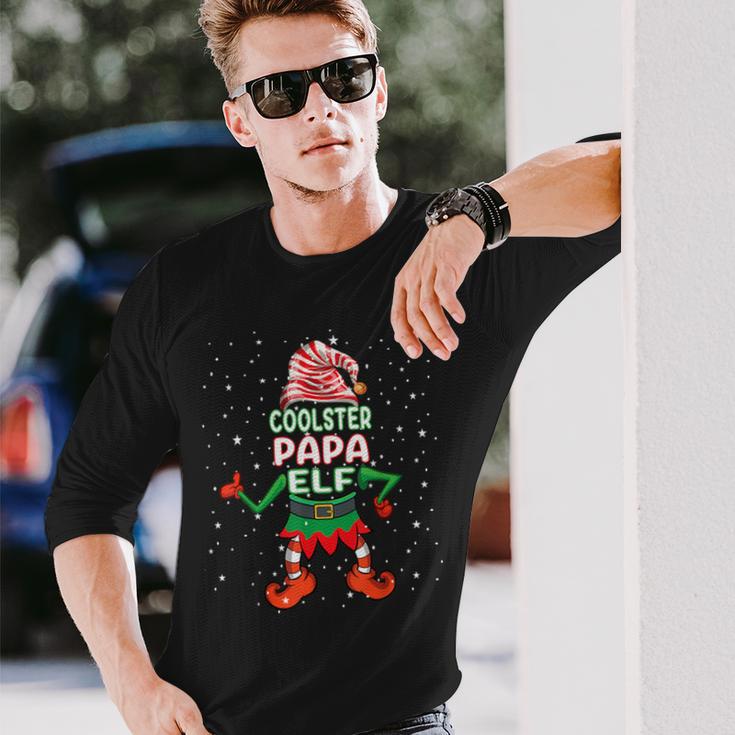 Papa Elf Outfit Christmas Family Elf Christmas Xmas Langarmshirts Geschenke für Ihn