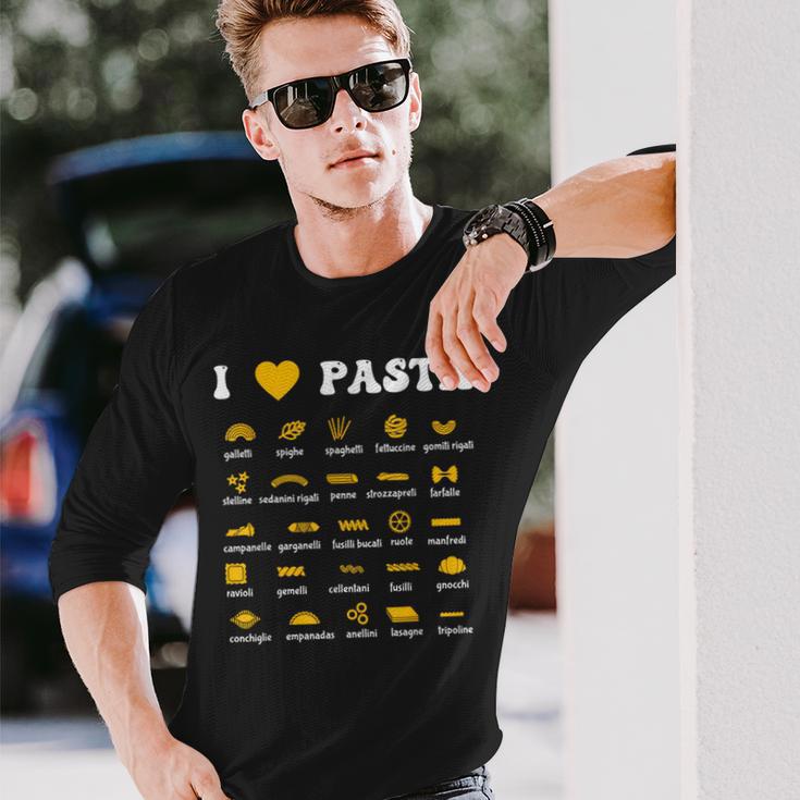 Pastaarieties Spaghetti Noodles Italy Pasta S Langarmshirts Geschenke für Ihn