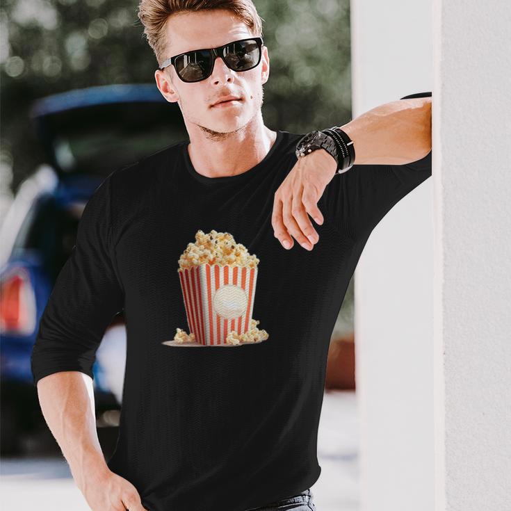 Popcorn Food For Cinema And Popcorn Machine Lovers Langarmshirts Geschenke für Ihn