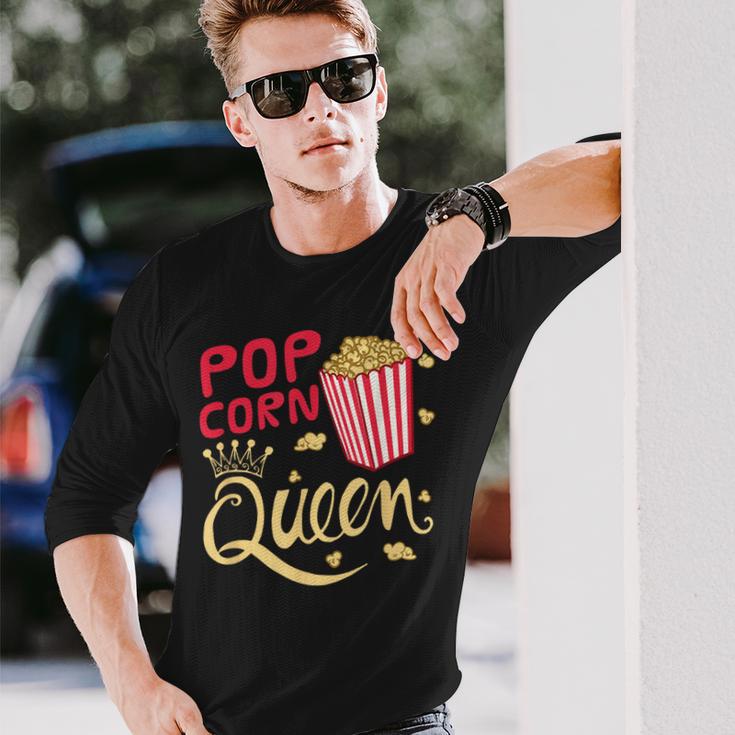 Popcorn Snack Cinema Sweet Salty Popcorn Langarmshirts Geschenke für Ihn