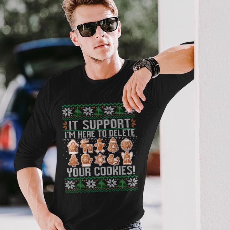 It Programmer Cookies I Ugly Christmas Jumper Langarmshirts Geschenke für Ihn