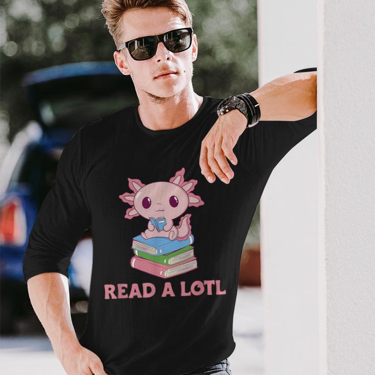 Read A Lotl Like An Axolotl Cute Books Axolotl Langarmshirts Geschenke für Ihn