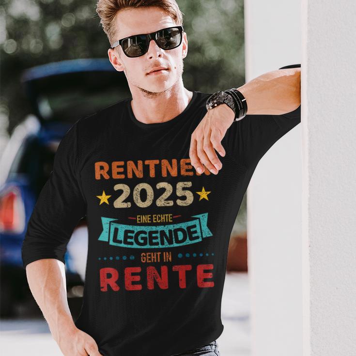 Rentner 2025 Legend Retirement For Grandpa Langarmshirts Geschenke für Ihn