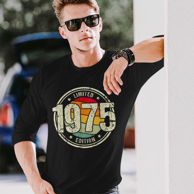 Retro 48 Yearsintage 1975 Limited Edition 48Th Birthday Langarmshirts Geschenke für Ihn