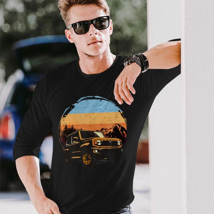 Retrointage Style Fits Jimny Gj Jb74 Fans Off Road Langarmshirts Geschenke für Ihn