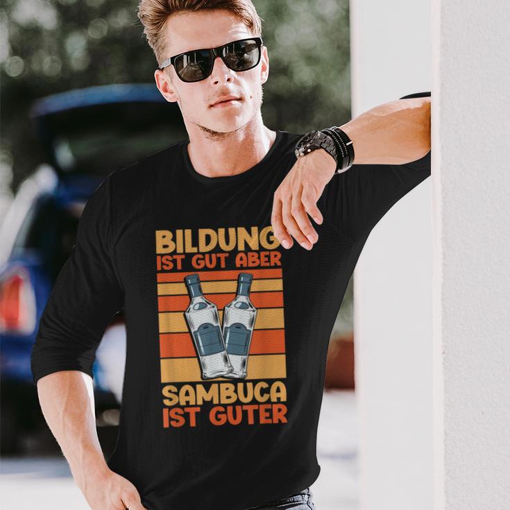 Sambuca Lustiges Alkohol Sambuca Langarmshirts Geschenke für Ihn