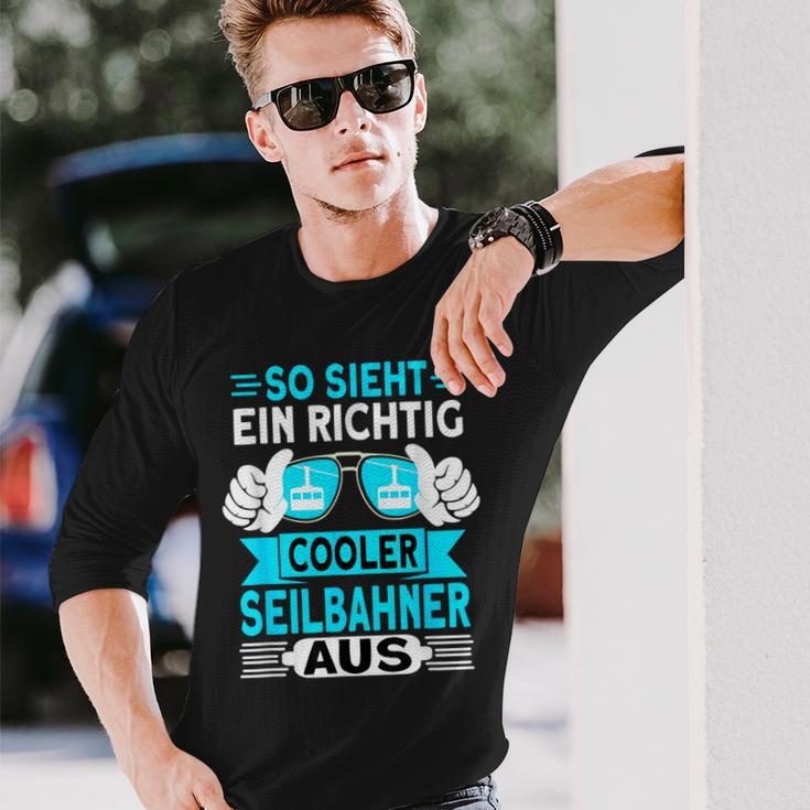 Seilbahn Gondel Seilbahner Langarmshirts Geschenke für Ihn