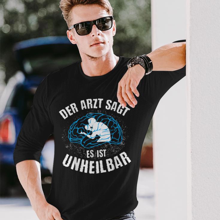 Table Tennis Doctor Says Unheilbar Cool Ping Pong Langarmshirts Geschenke für Ihn