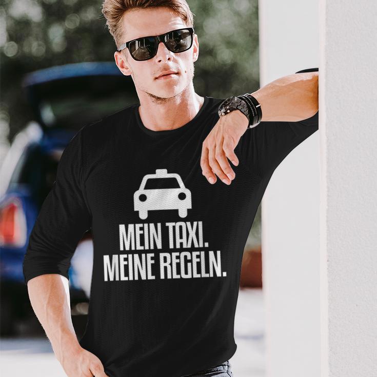 My Taxi My Rules Taxi Driver Langarmshirts Geschenke für Ihn