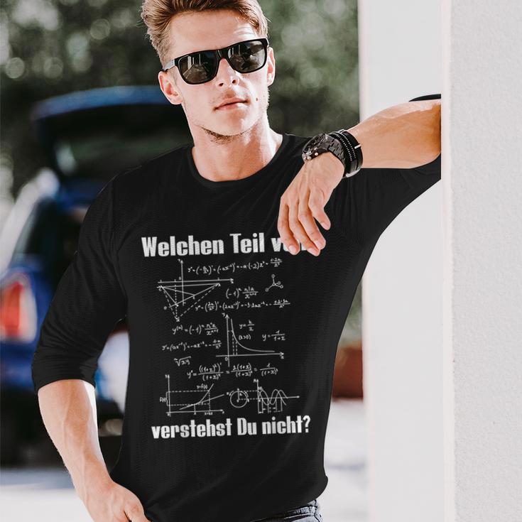 Which Teilon Maths Understand Du Nicht Maths S Langarmshirts Geschenke für Ihn