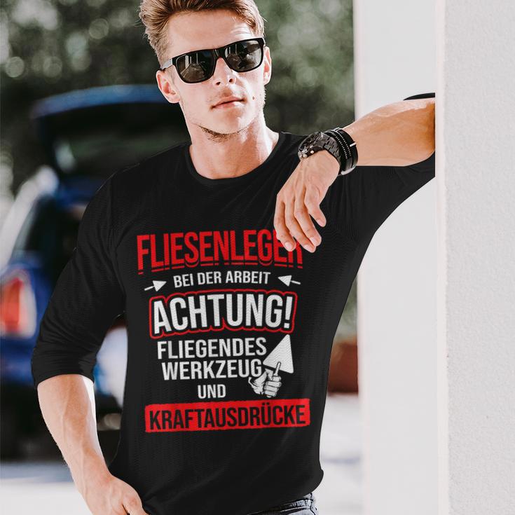 Tiling Bei Der Arbeiter Langarmshirts Geschenke für Ihn