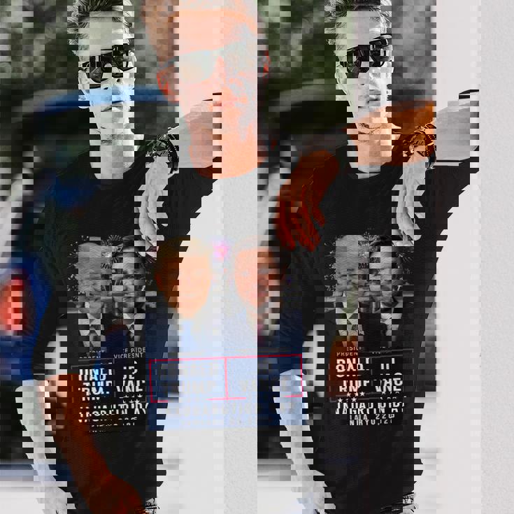 Trump Vance Inauguration Day 2025 Donald Trump Jd Vance Long Sleeve T-Shirt Gifts for Him