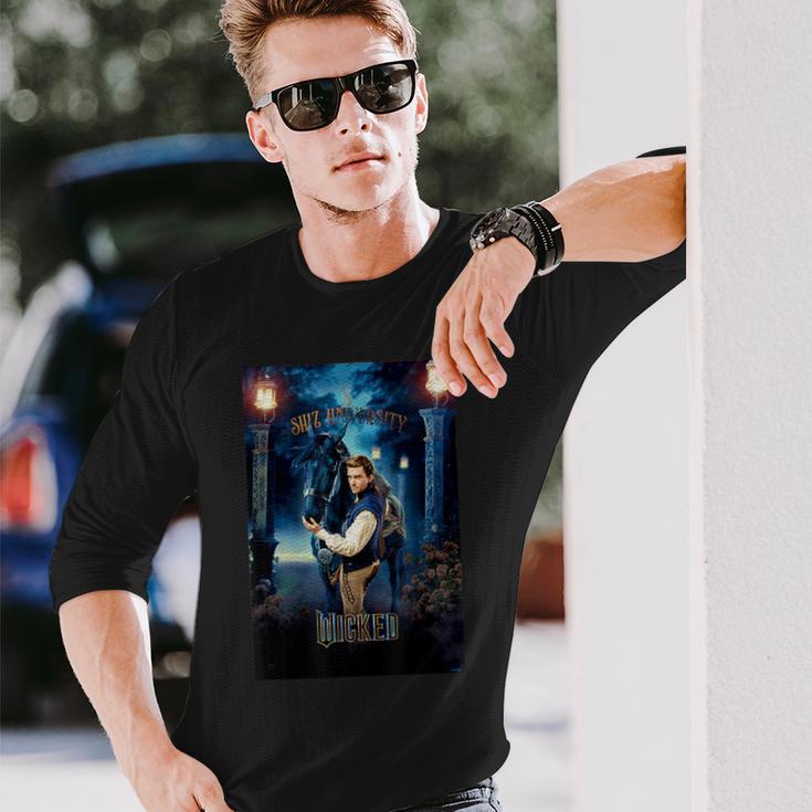 Wicked Fiyero Gates Of Shiz Poster Langarmshirts Geschenke für Ihn