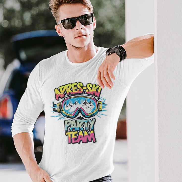 Apres Ski Party Team Lustges Hütten Party Urlaubs Outfit Langarmshirts Geschenke für Ihn