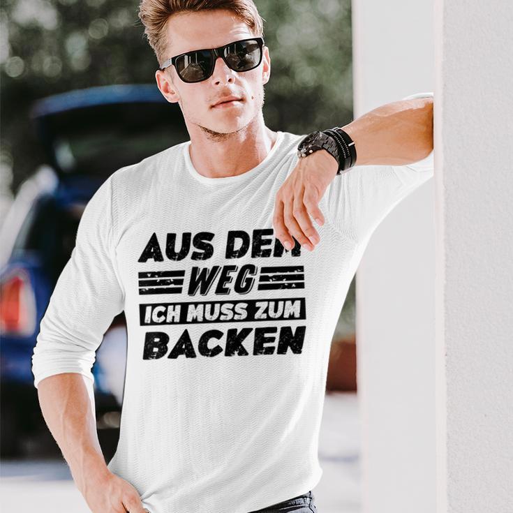 Backen Hobby Lustiger Backen Spruch Langarmshirts Geschenke für Ihn