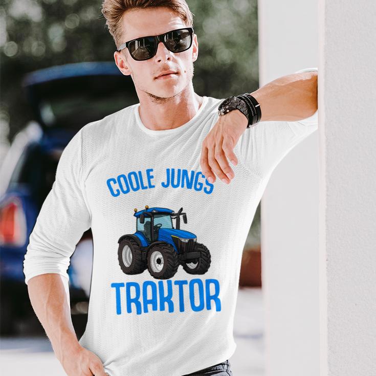 Children's Cool Boys Driving Tractor Tractor Boy Langarmshirts Geschenke für Ihn