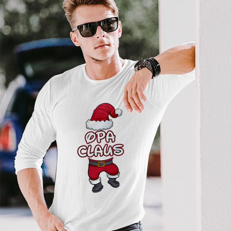 Grandpa Claus Christmas Family Partner Look Santa Claus Long-Sleeved Langarmshirts Geschenke für Ihn