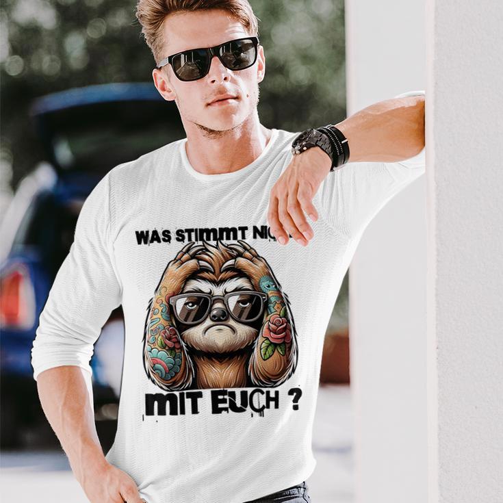 Ich Hasse Menschen Was Stimmt Denn Mit Dir Nicht Langarmshirts Geschenke für Ihn