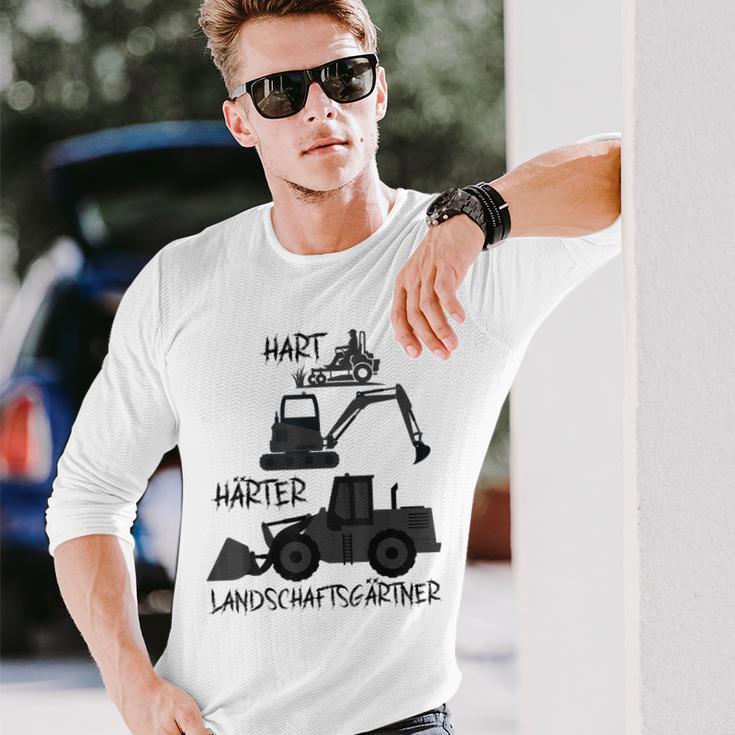 Landscape Gardener Hard Saying Gardener Garden Langarmshirts Geschenke für Ihn