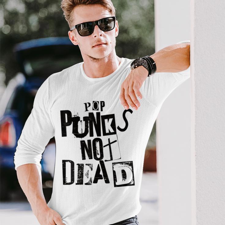 Pop Punks Not Dead -Intage Grunge Pop Punk Is Not Dead Langarmshirts Geschenke für Ihn