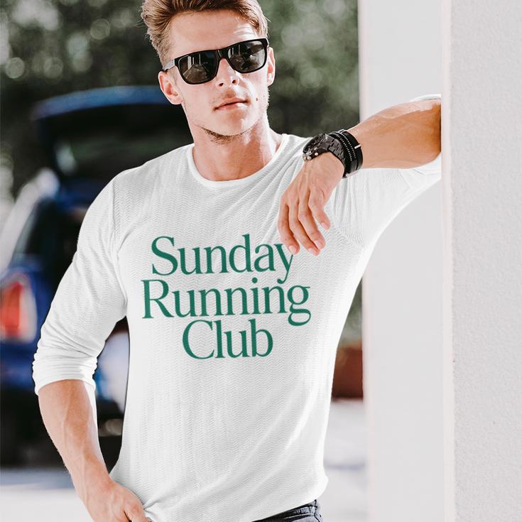 Sunday Running Club X Jogger Jogging Runner Fitness Gym Langarmshirts Geschenke für Ihn