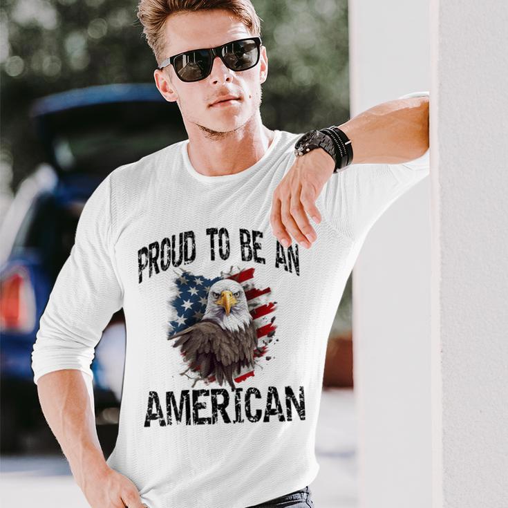 Usa American Flag Tourist Holiday America Langarmshirts Geschenke für Ihn