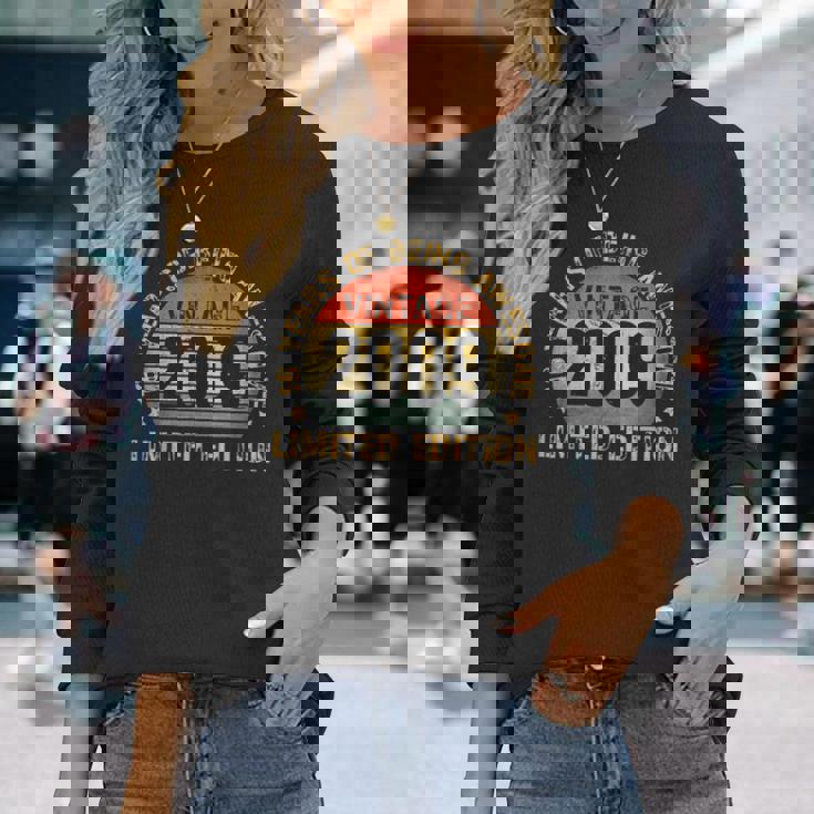 16 Year Old Bday Decorations Son Boy 16Yr 2009 16Th Birthday Long Sleeve T-Shirt Gifts for Her