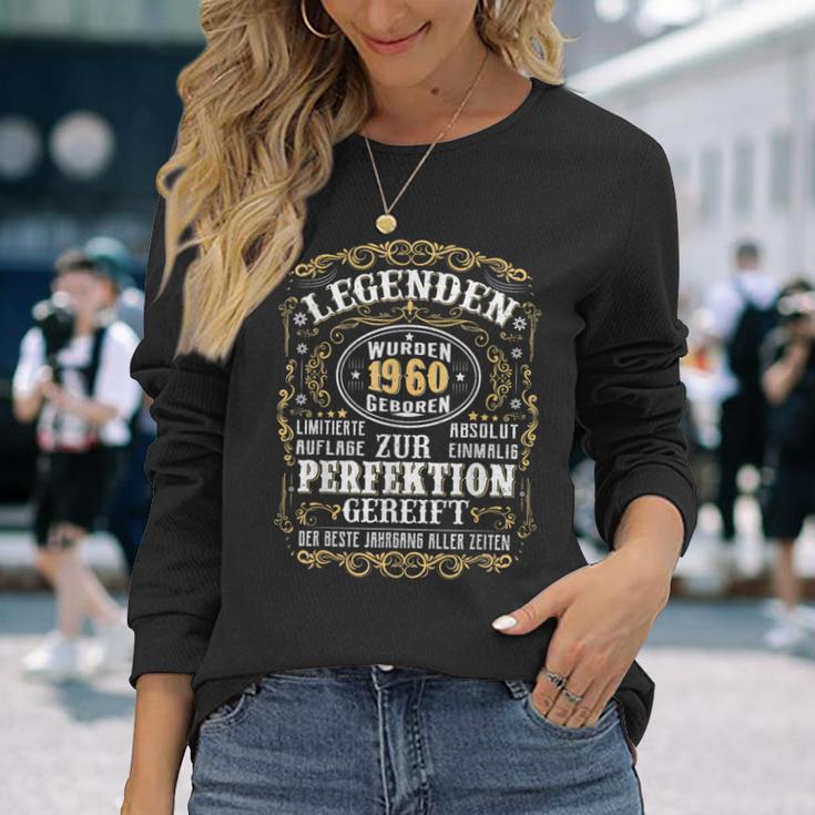 1960 Legends Were 1960 Birthdayintage 1960 S Langarmshirts Geschenke für Sie