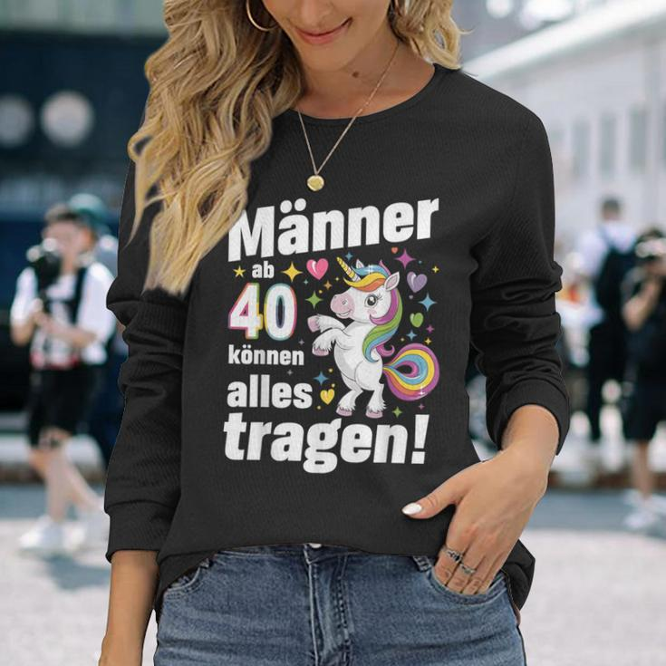 40 Geburtstag Mann Männer Ab 40 Sprüche 40 Geb Deko Langarmshirts Geschenke für Sie