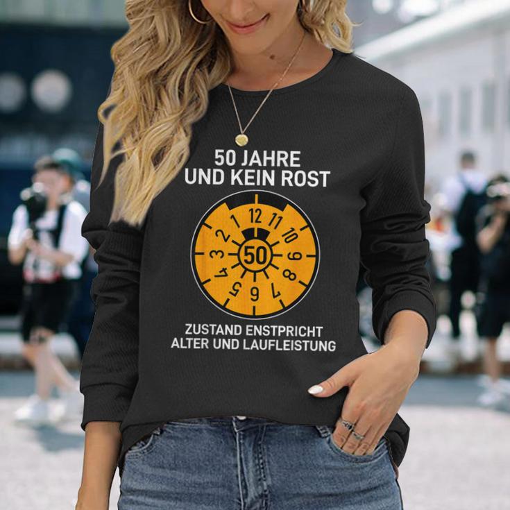 50 Geburtstag Mann Frau 50 Jahre Deko 1975 Geschenk Lustig Langarmshirts Geschenke für Sie