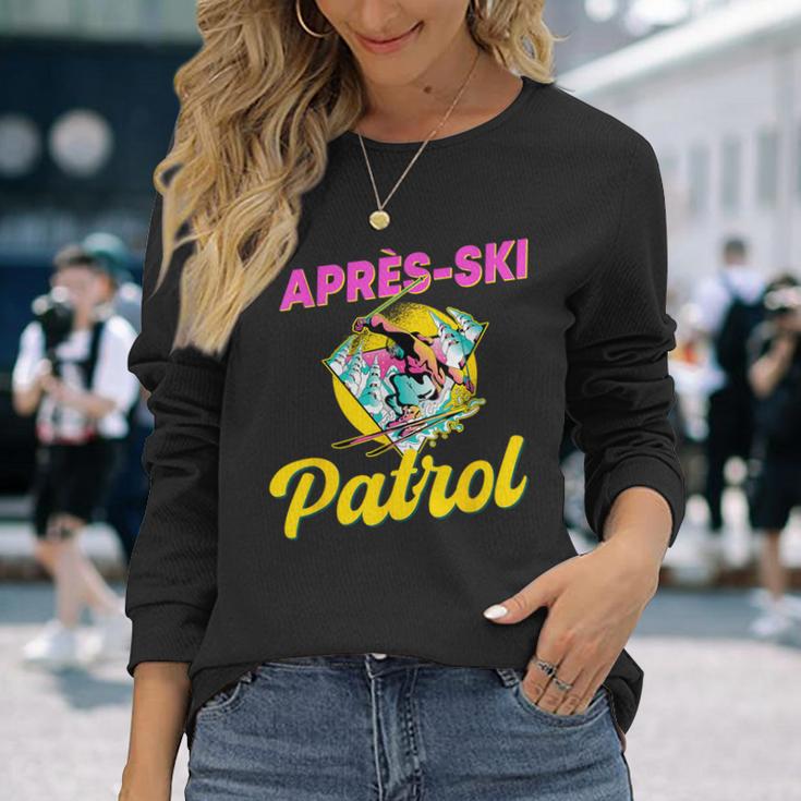 80S Retro Apres-Ski Patrol Wear 90S Skiing Langarmshirts Geschenke für Sie