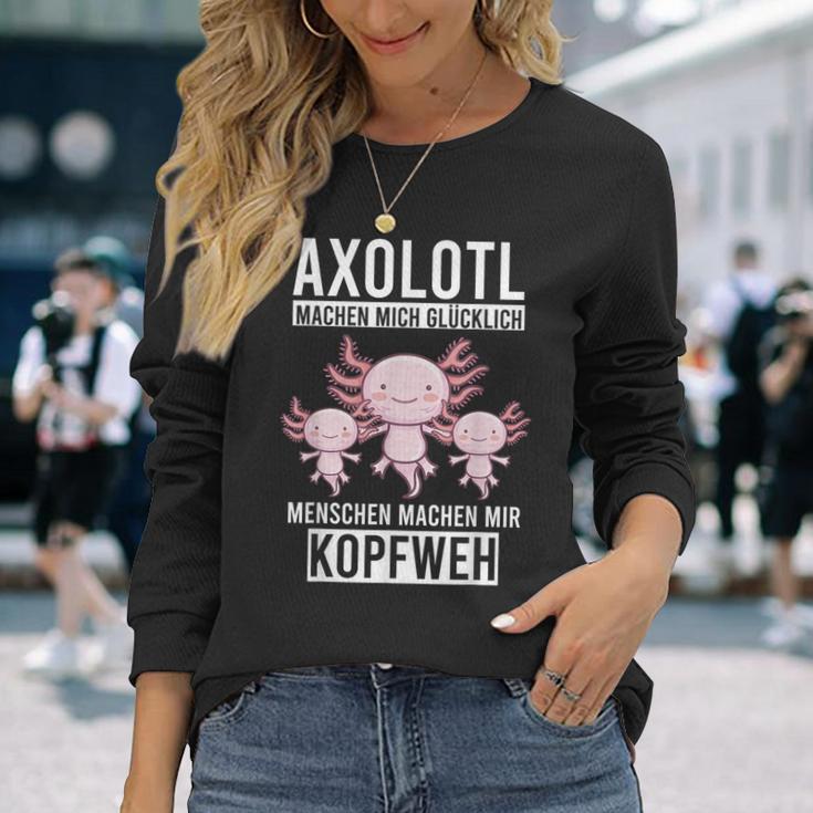 Axolotl Aquaristik Axolotlbreeder Langarmshirts Geschenke für Sie