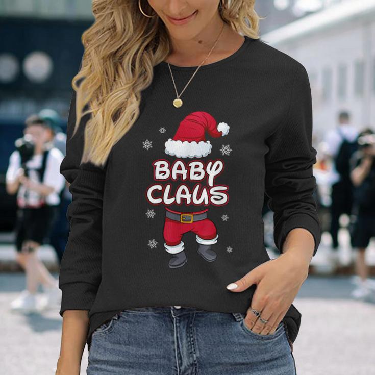 Baby Claus Christmas Family Partner Look Santa Claus Langarmshirts Geschenke für Sie