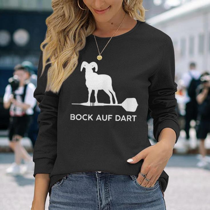 Bock Auf Dart Darts Accessory Langarmshirts Geschenke für Sie