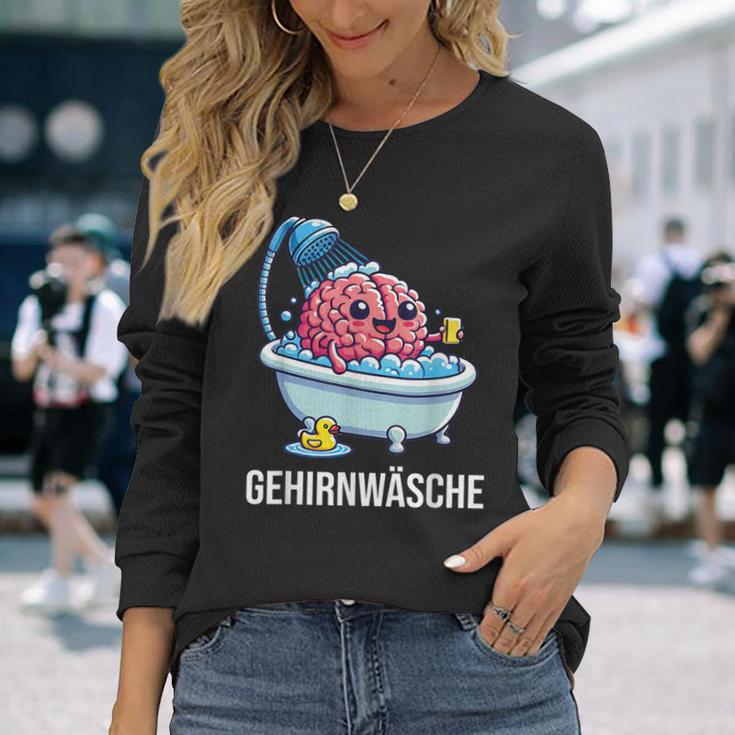 Brain Brainwash Langarmshirts Geschenke für Sie