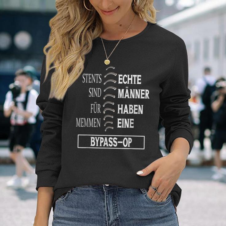 Bypass Surgical Saying Genuesungen Man Scar Heart Operation Langarmshirts Geschenke für Sie