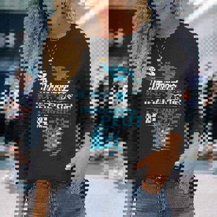 Cadeau Drôle Si Mohamed Ne Peut Pas Le Réparer T-shirt à manches longues Cadeaux pour elle