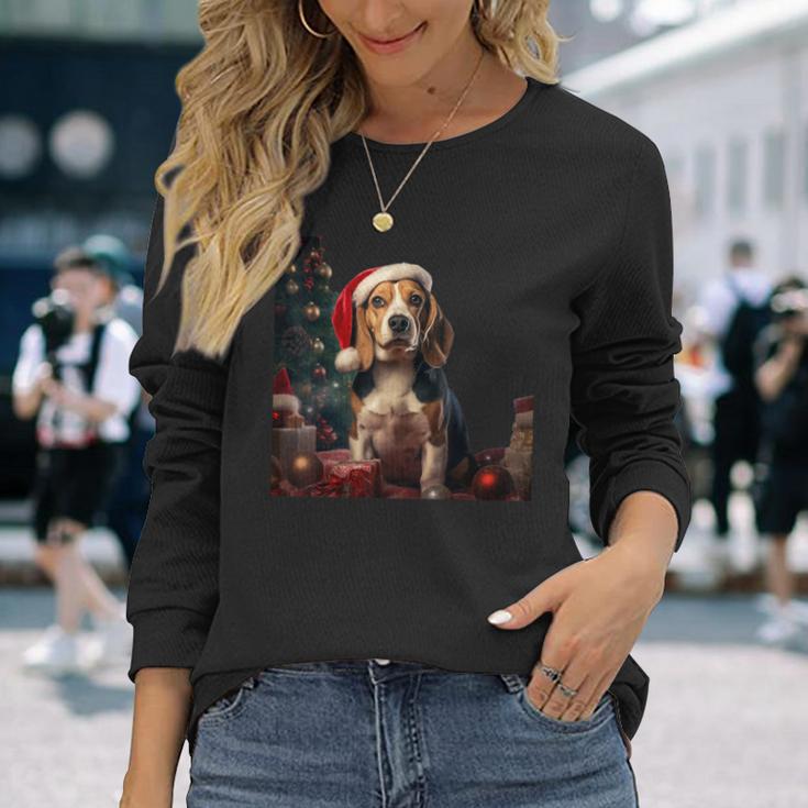 Christmas Beagle Beagle Christmas Langarmshirts Geschenke für Sie