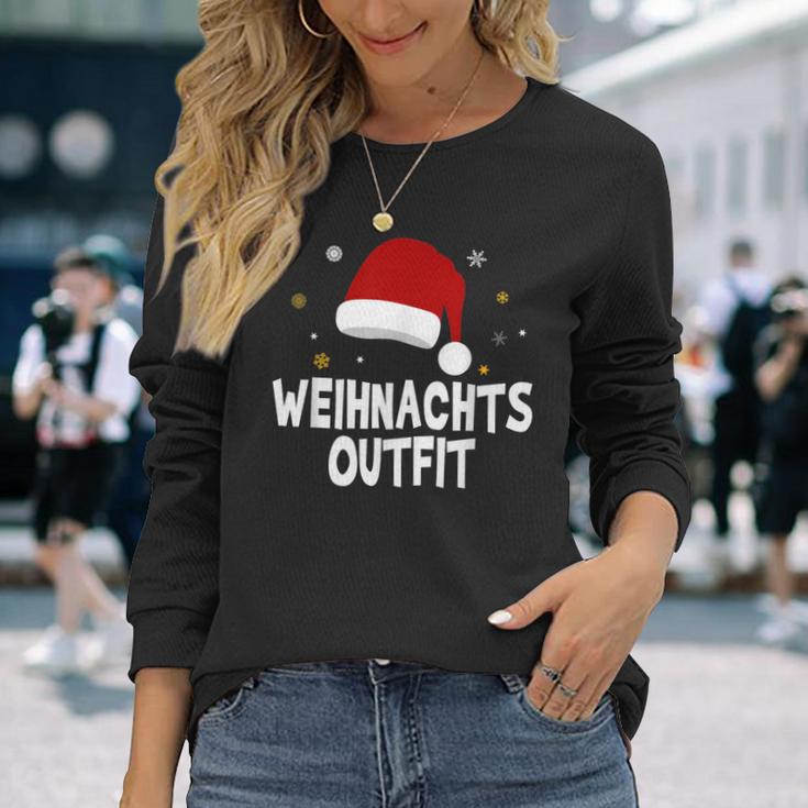 Christmas Outfit Santa Hat Christmas Langarmshirts Geschenke für Sie