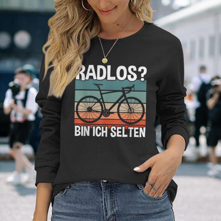 Cycling Fahrradfahrer Radlos Bin Ich Selten Langarmshirts Geschenke für Sie