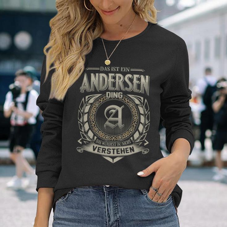 Das Ist Ein Andersen Ding Andersen Name Langarmshirts Geschenke für Sie