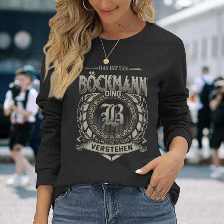 Das Ist Ein Boeckmann Ding Boeckmann Name Langarmshirts Geschenke für Sie